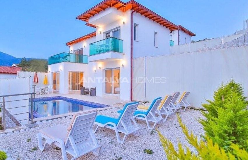 Luxury Furnished Houses Ideal for Investment in Kaş Antalya