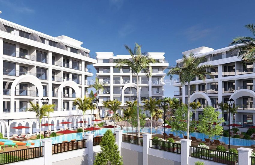 Lägenheter Med Sociala Bekvämligheter Nära Stranden I Alanya 2