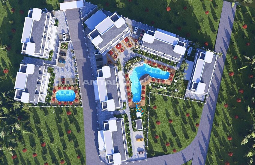 Lägenheter Med Sociala Bekvämligheter Nära Stranden I Alanya 4