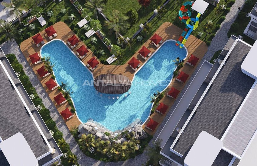 Lägenheter Med Sociala Bekvämligheter Nära Stranden I Alanya 8