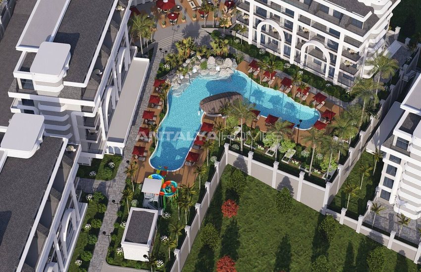 Lägenheter Med Sociala Bekvämligheter Nära Stranden I Alanya 5