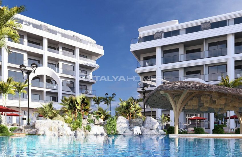 Lägenheter Med Sociala Bekvämligheter Nära Stranden I Alanya 6