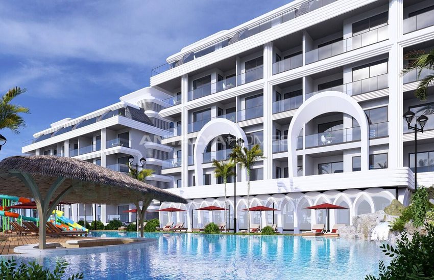 Lägenheter Med Sociala Bekvämligheter Nära Stranden I Alanya 7