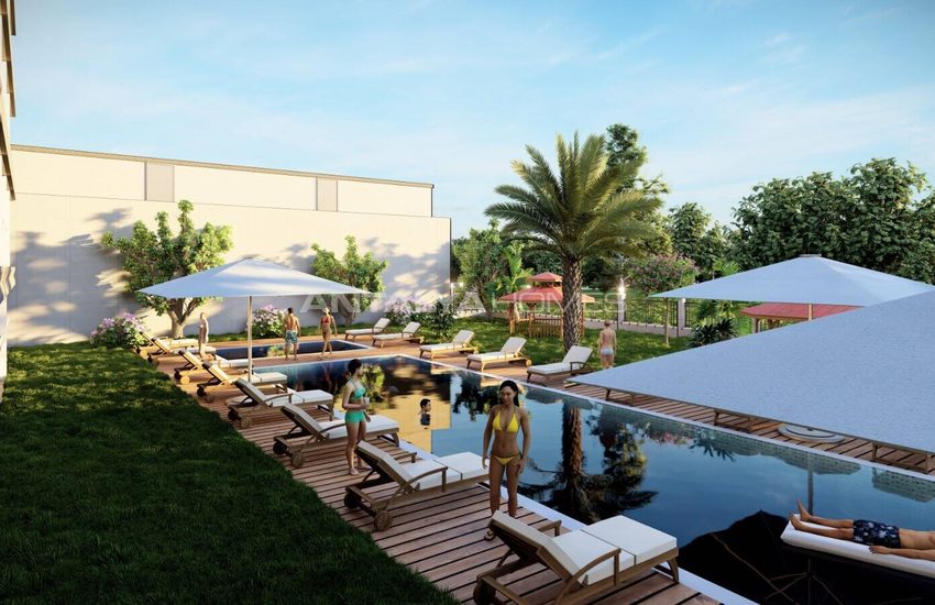 Antalya Altıntaş'ta Olimpik Havuzlu Sitede Şık Daireler 1