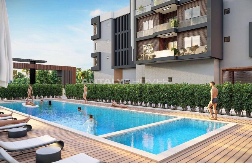 Appartements 2 Chambres Dans Une Résidence Avec Piscine À Antalya