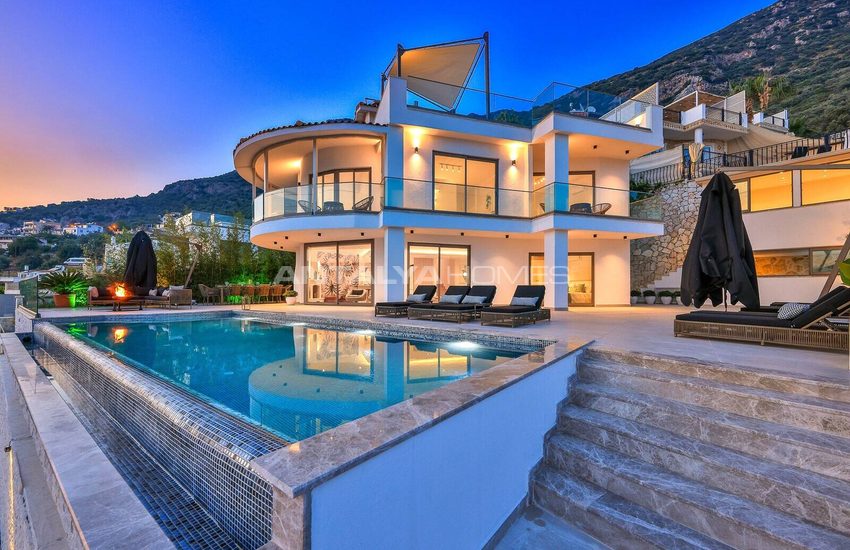 5-schlafzimmer-villa Mit Pool Und Parkplatz In Kalkan, Antalya 16