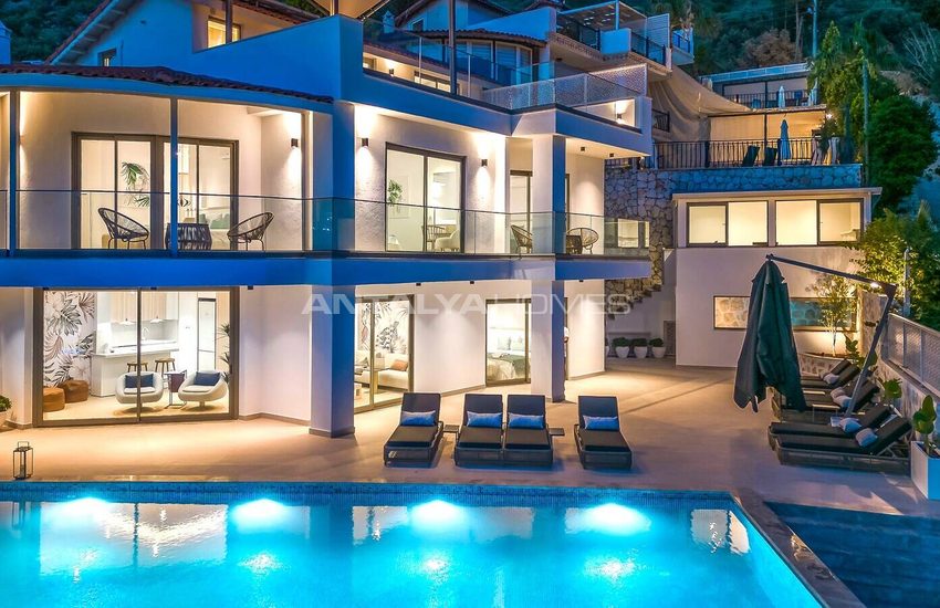 5-schlafzimmer-villa Mit Pool Und Parkplatz In Kalkan, Antalya 27