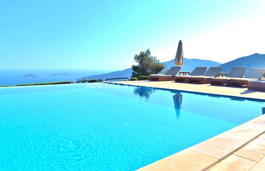 Möblierte 3-zimmer-villa Mit Pool In Kalkan, Antalya 17