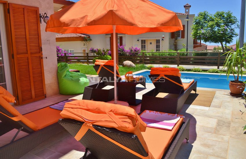 Möblierte 3-zimmer-villa Mit Pool In Kalkan, Antalya 13