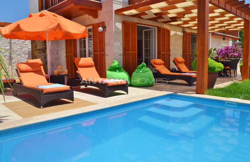 Möblierte 3-zimmer-villa Mit Pool In Kalkan, Antalya 3