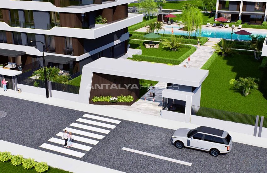 Antalya Kepez'de Havuzlu ve Güvenlikli Sitede Daireler 20