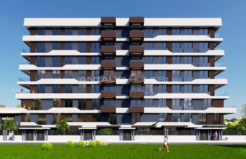 Antalya Kepez'de Havuzlu ve Güvenlikli Sitede Daireler 4