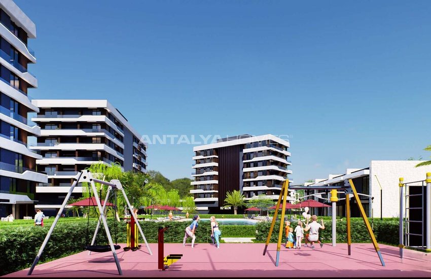 Antalya Kepez'de Havuzlu ve Güvenlikli Sitede Daireler 15