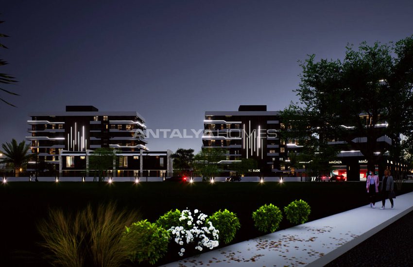 Antalya Kepez'de Havuzlu ve Güvenlikli Sitede Daireler 19