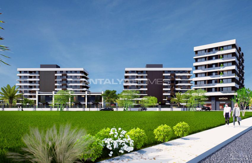 Antalya Kepez'de Havuzlu ve Güvenlikli Sitede Daireler 5