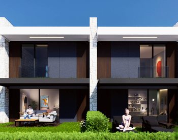 Antalya Kepez'de Ortak Havuzlu Şık İkiz Villalar 3