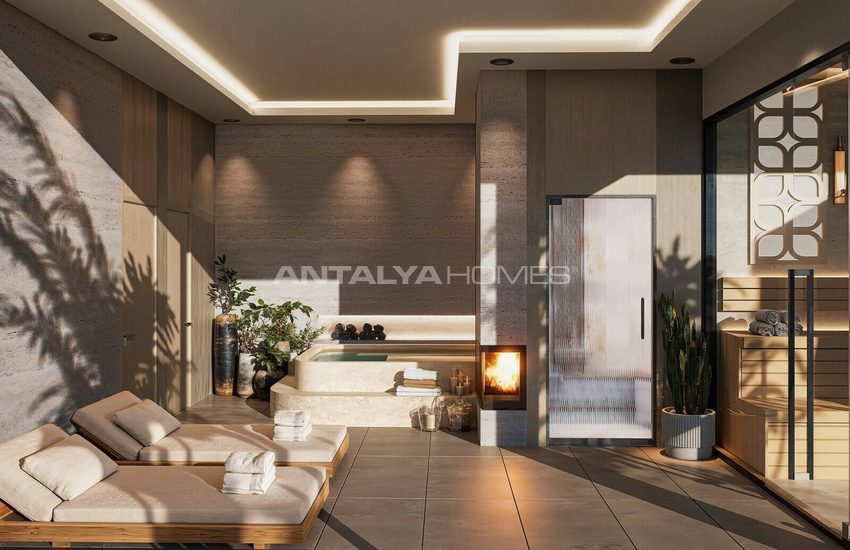 ویلای مستقل ۴ طبقه با منظره دریا در آلانیا 17