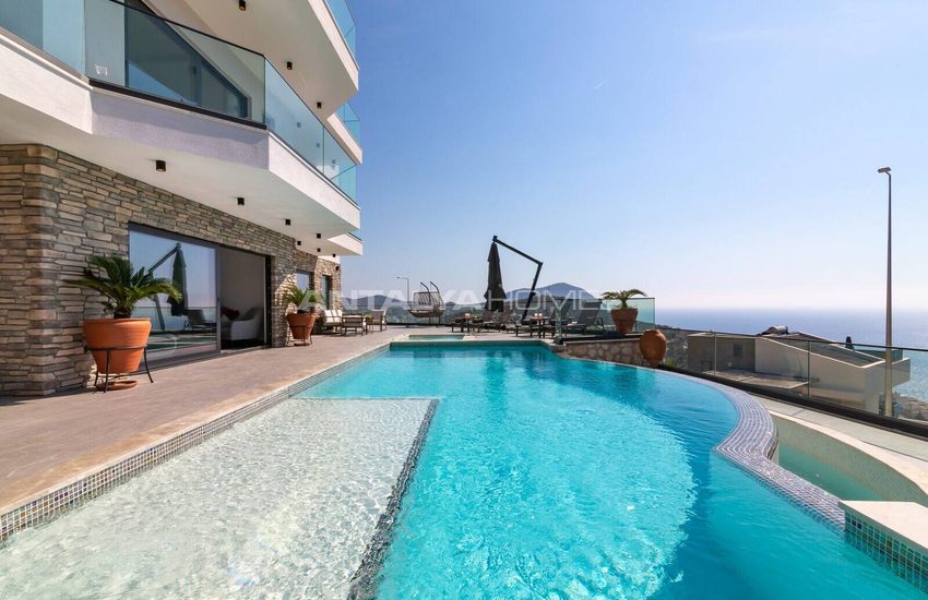 6-sovrum Villa Med Havsutsikt I Antalya Kalkan 1