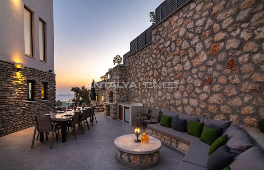 6-sovrum Villa Med Havsutsikt I Antalya Kalkan 11
