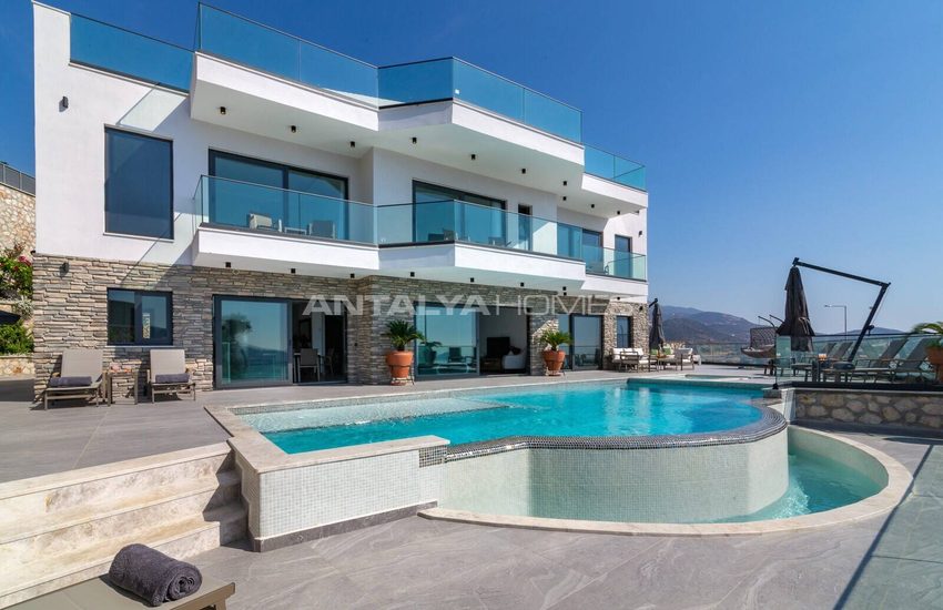 6-sovrum Villa Med Havsutsikt I Antalya Kalkan 2