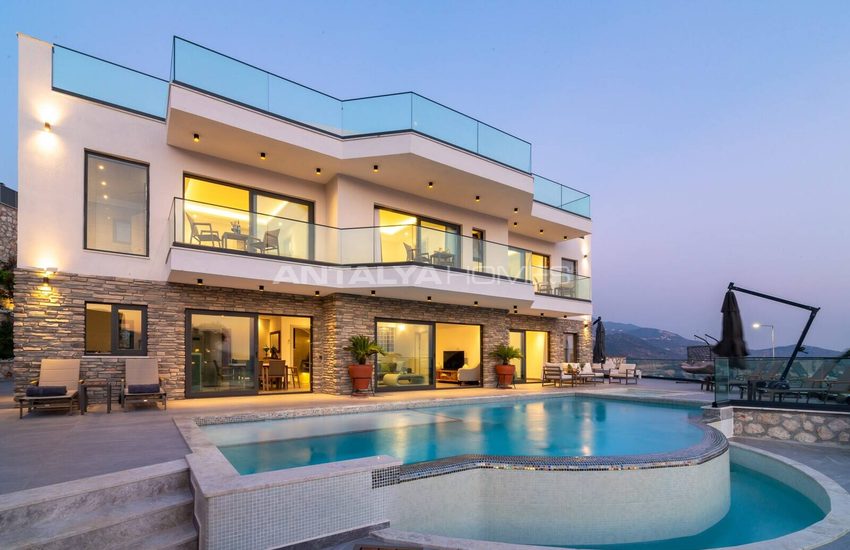 6-sovrum Villa Med Havsutsikt I Antalya Kalkan 4