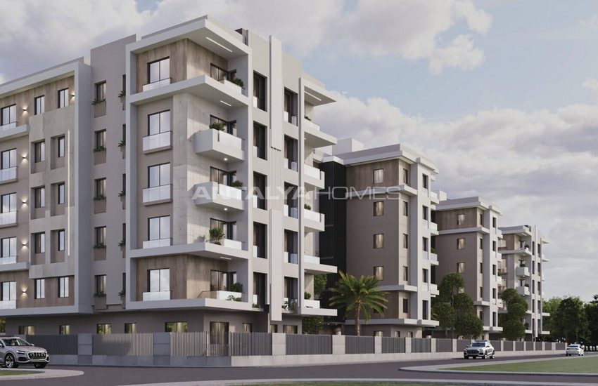 Antalya Kepez'de Havuzlu Site İçinde Şık Tasarımlı Daireler 7