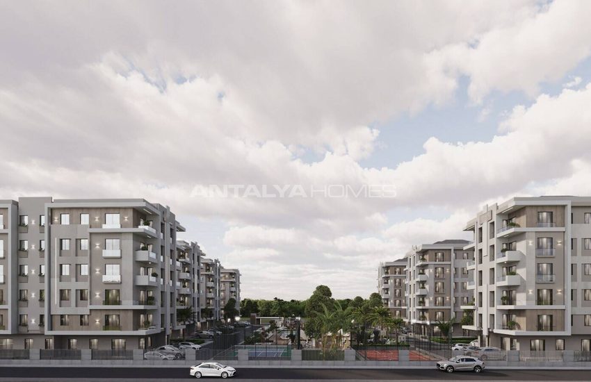 Antalya Kepez'de Havuzlu Site İçinde Şık Tasarımlı Daireler 10