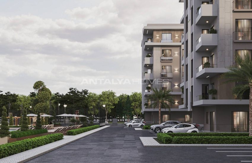 Antalya Kepez'de Havuzlu Site İçinde Şık Tasarımlı Daireler 13