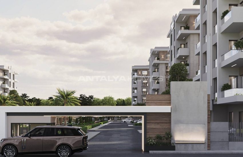 Antalya Kepez'de Havuzlu Site İçinde Şık Tasarımlı Daireler 14