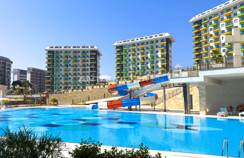 Sea and City-view Apartments in a 5-block Project in Alanya