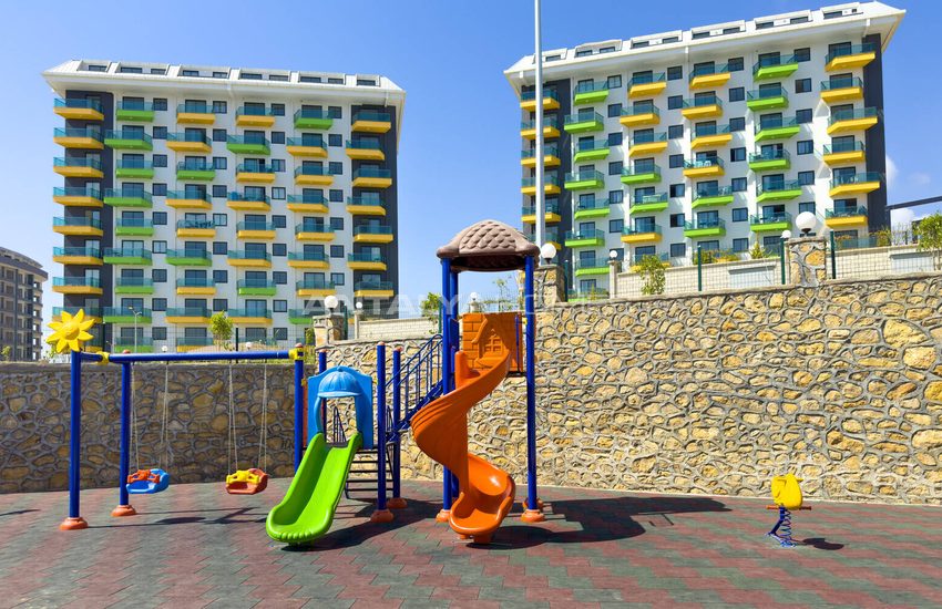آپارتمانهای با نمای دریا و شهر در پروژه 5 بلوکی در آلانیا 7