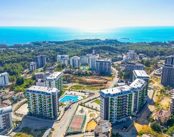 Alanya'da 5 Bloklu Projede Deniz ve Şehir Manzaralı Daireler 3