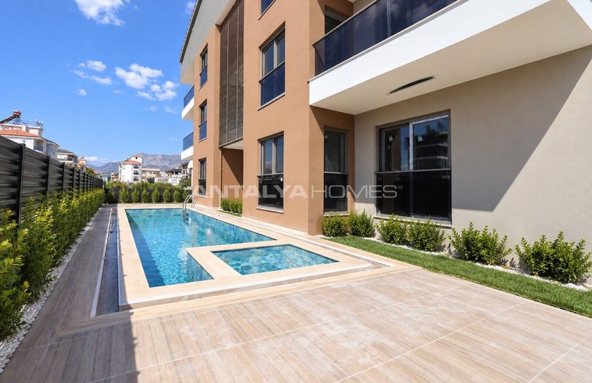 Nyckelfärdig Bostadsbyggnad Med Pool I Antalya Döşemealtı 4