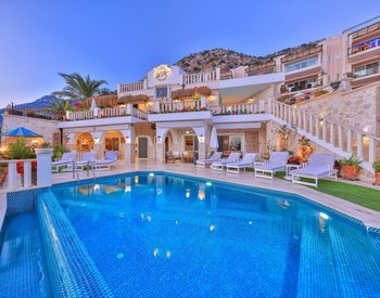 Villa Individuelle De 5 Chambres Avec Vue Sur La Mer À Kalkan, Antalya 1
