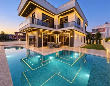 Detached Villa with a Private Pool in Antalya Dosemealti 1