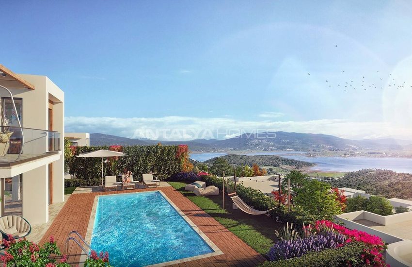 Villas Vue Sur Lac Parfaites Pour Investir À Bodrum Mugla 1