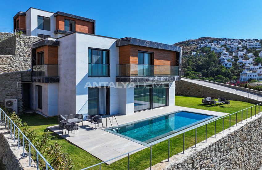Lyxvillor Med Privat Pool Och Trädgård I Bodrum Mugla 3