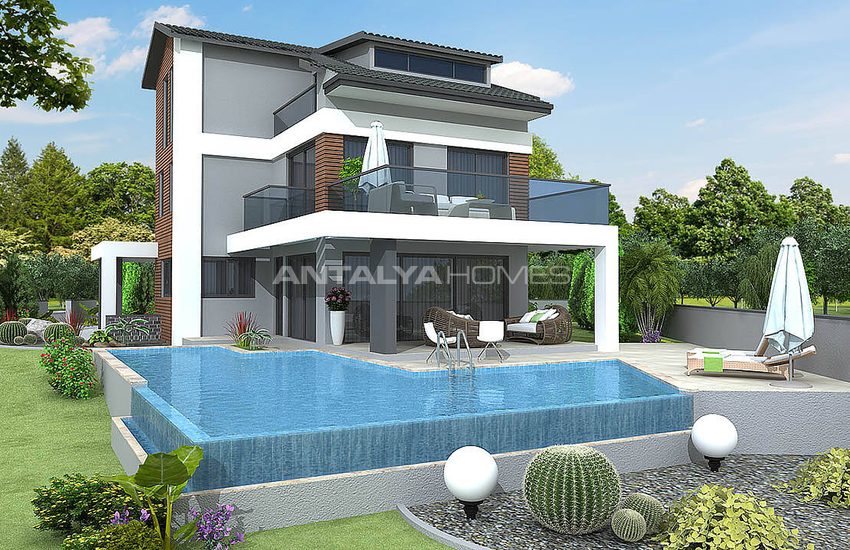 Spacious Triplex Villa with City View in Fethiye Mugla