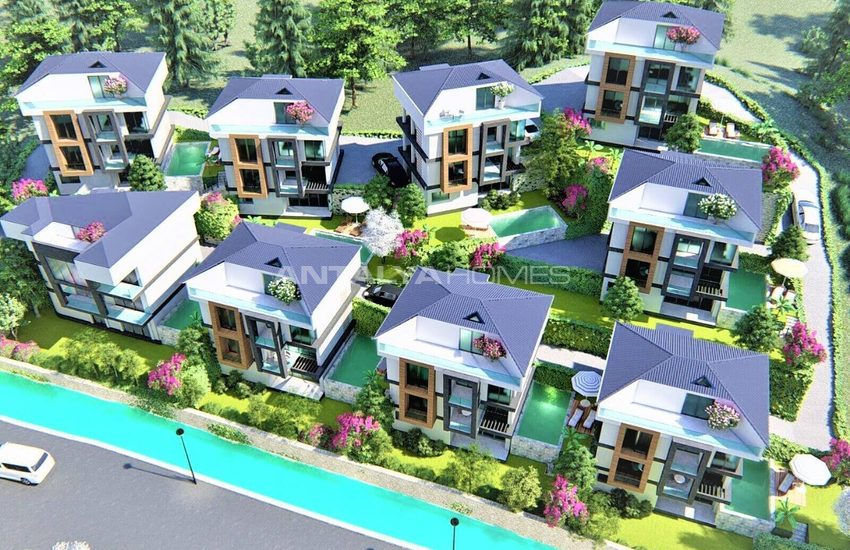 Fristående Villor Med Oavbruten Havsutsikt I Mugla Milas 1