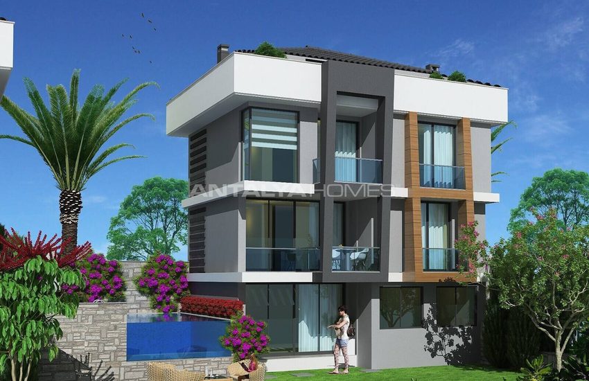 Fristående Villor Med Oavbruten Havsutsikt I Mugla Milas