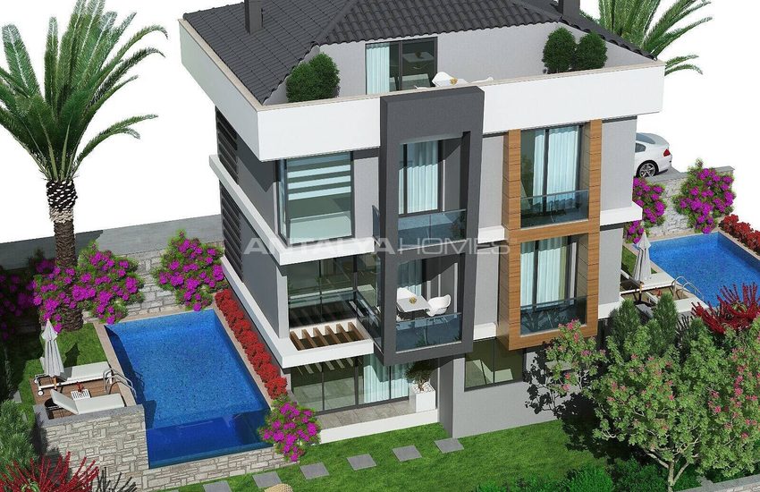 Fristående Villor Med Oavbruten Havsutsikt I Mugla Milas 6