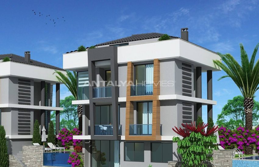 Fristående Villor Med Oavbruten Havsutsikt I Mugla Milas 8