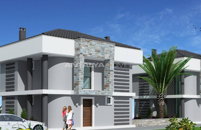 Fristående Villor Med Oavbruten Havsutsikt I Mugla Milas 9