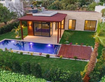 Fristående Villor Med Privat Pool Och Trädgård I Bodrum Gumusluk 2