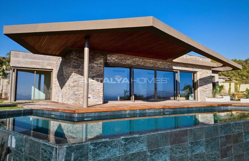 Detached Villas with Unobstructed Sea Views in Bodrum 1