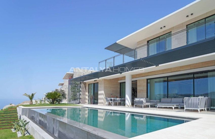 Panoramic Sea View Villas in Complex with Private Beach in Bodrum 2