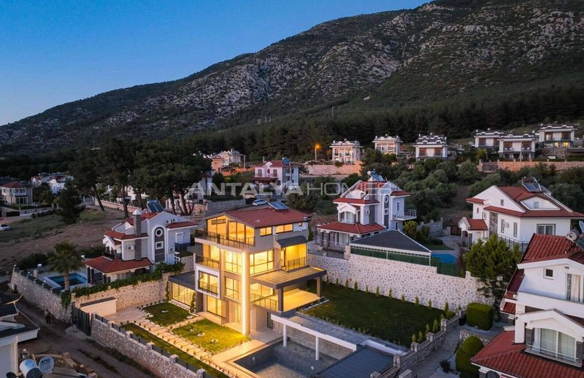 Luxuriöse Freistehende Villa In Einem Einzigartigen Wald In Fethiye 9