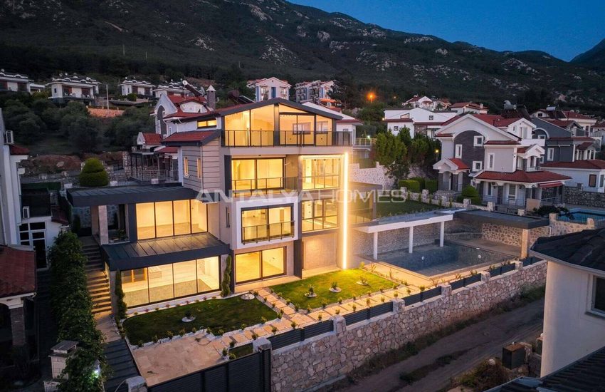 Luxuriöse Freistehende Villa In Einem Einzigartigen Wald In Fethiye 8