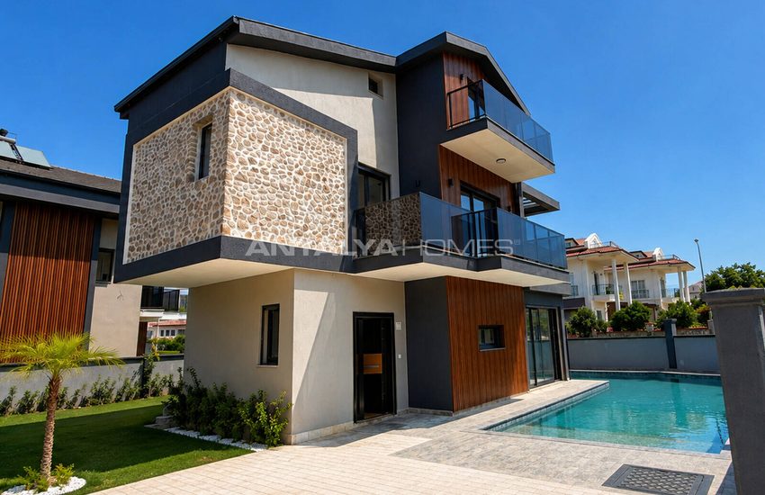 Villas Individuelles Avec Piscine Privée Et Jardin À Fethiye 3