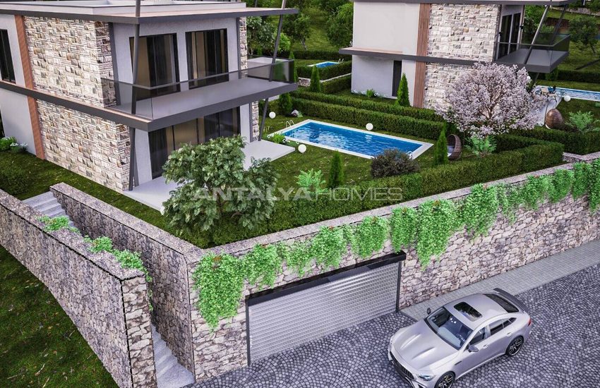 Zentral Gelegene, Freistehende, Moderne Häuser Mit Pool In Bodrum 4
